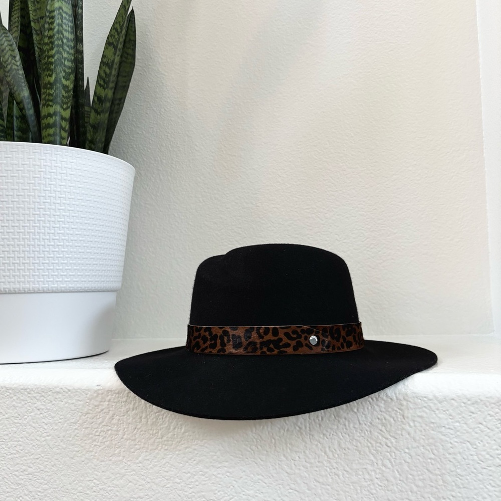 Rag & Bone | Zoe Wool Fedora Leopard Fur Band